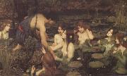John William Waterhouse Hylas and the Nymphs (mk41) oil painting on canvas